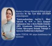 TÜBİTAK 1001 Proje Başarısı