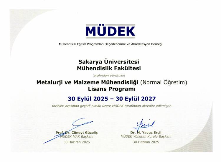 MÜDEK Akreditasyonu ve EUR-ACE Etiketi Hakkında