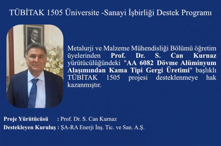 TÜBİTAK 1505 Proje Başarısı