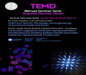 TEMD-2022 Yılı Bilimsel Toplantıları - Çevrimiçi Seminer Duyurusu